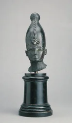 Osiris huvud (brons)