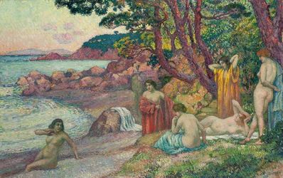 Badande vid Cap Benat, 1909