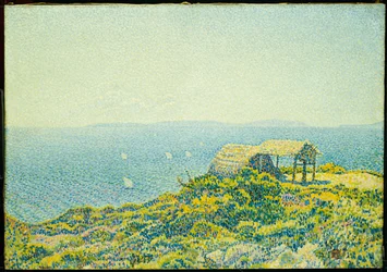 Ile du Levant, sett från Cap Benat, 1893