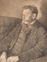 Porträtt av Emile Verhaeren, 1892