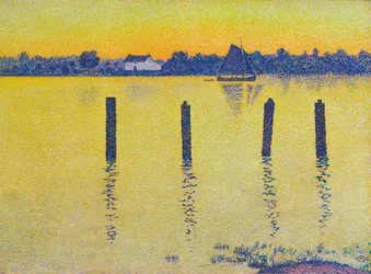 Segelbåt på Scheldt