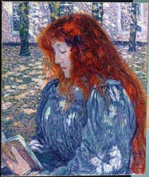 Kvinna som läser, 1899
