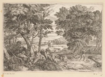 Arkadiskt landskap med Kephalos och Prokris Suite de Paysages (serietitel)