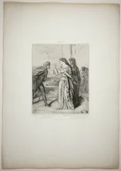 Var därför glad, Cassio, plansch sex från Othello