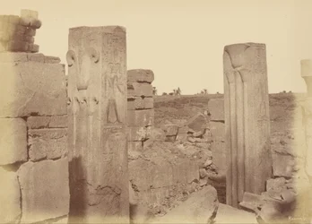 Karnak, Thotmes III: s Lotus -kolumner