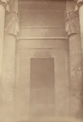Den inre ingången till Temple of Denderah