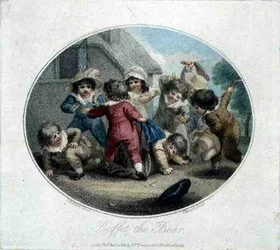 Buffet the Bear, graverad av Charles Knight (1743-c.1826), pub. av J.F. Tomkins