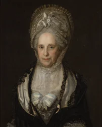 Porträtt av "Miss Danet" (olja på duk)