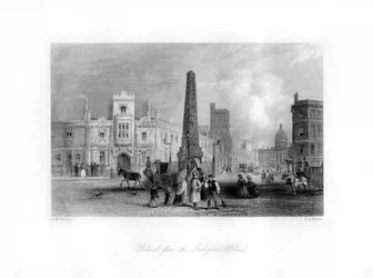 School for the Indigent Blind, Southwark, London, 1800-talet.