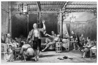 Kinesiska opiumrökare, 1843