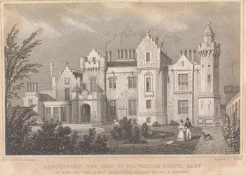 Abbotsford, sätet för Sir Walter Scott Bart; sida - (volym ett)