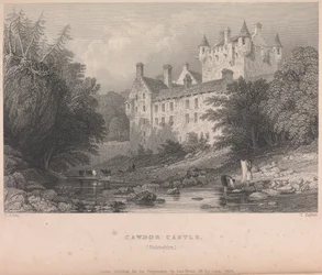 Cawdor Castle, Narnshire (utgiven av G. Virtue); sida 59 (volym ett)