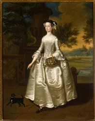 Thomas Bardwell, Porträtt av Mary Jodrell / Målning, 1755