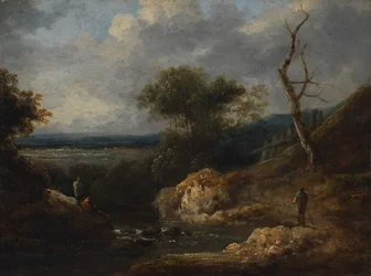 Litet landskap, sent 1700-tidigt 1800-tal.