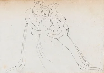 Nelsons systerdöttrar - Miss Bolton och Charlotte Nelson, sedermera Lady Hood