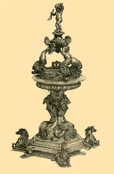 Silverbordsprydnad, 1680-1699, 1881.
