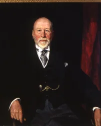 Porträtt av Sir William Nicholson, ca 1935-36 (olja på duk)