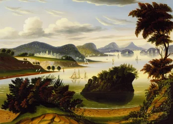 Eastport och Passamaquoddy Bay (utsikt över Hudson Valley)