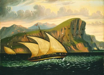 Felucca utanför Gibraltar