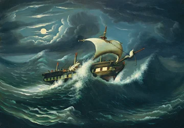 Stormfälld fregatt