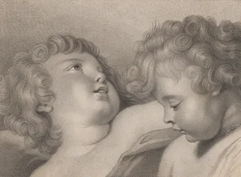 Två kerubhuvuden, 1800.