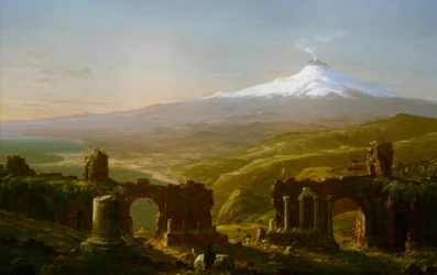 Etna sedd från Taormina