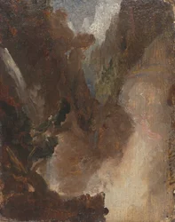 Studera för en scen från Lord Byron