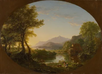 Kvarnen, solnedgången