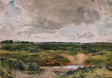 En allmänning i augusti, c1890
