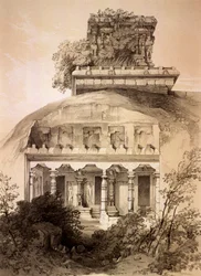 Grotta med strukturell Vimana, Mahavellipore
