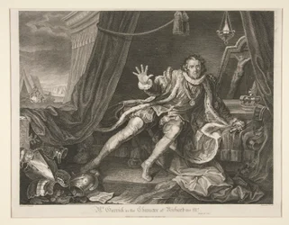 Mr. Garrick i karaktären av Richard III