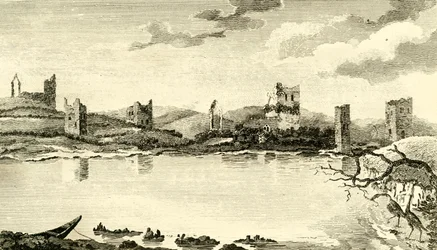 N. View of the Ruins of Clomines, Co. Wexford, 1791.