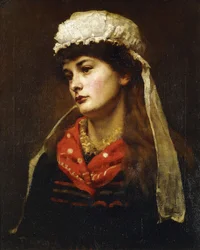 En Newlyn Lass, 1889
