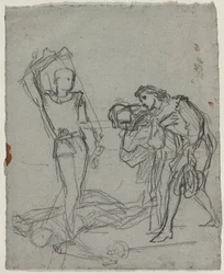 Duell efter Masked Ball recto, c. 1857.