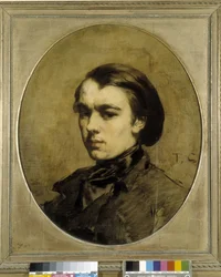 Porträtt av Henri Didier av Thomas Couture (1815-1879)