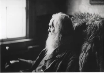 Walt Whitman i Camden, N.J., ca 1891 (silvertryck på papper)