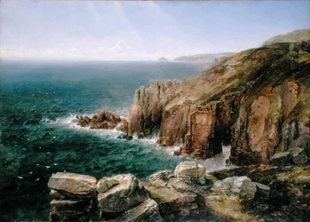 Lands End, Cornwall (olja på duk)