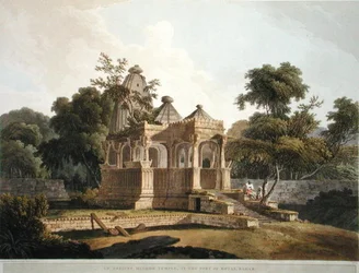 Ancient Hindoo Temple in the Fort of Rotas, Bahar, skylt 12 från 