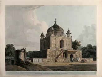 Musoleum av Sultan Purveiz, nära Allahabad