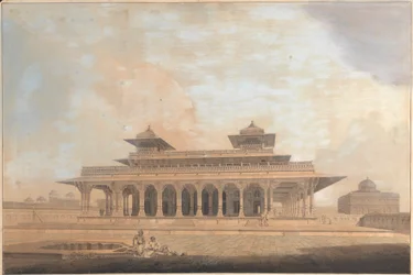 En del av palatset i Allahabad