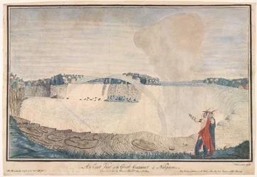 ?En österut av Niagaras stora katarakt?, 1762