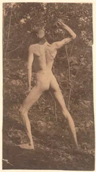 Rock Thrower, ca. 1883.