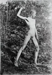 Rock Thrower, ca. 1883.