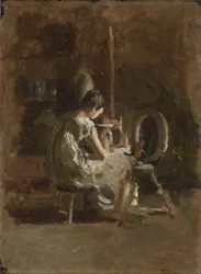 Skisser till "Home-Spun", 1881