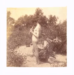 Standing Piper Study for Arcadia, ca. 1883.