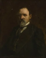 Studie för porträtt av Joshua Ballinger Lippincott, 1892.