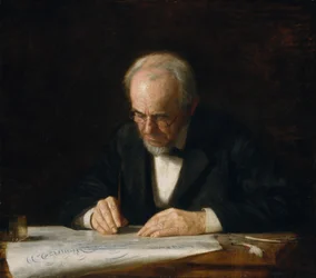 Den skrivande mästaren, 1882.