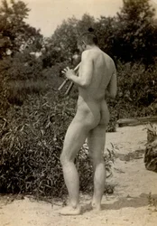 Thomas Eakins spelar aulos, 1889