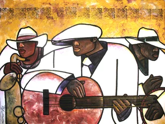 Supreme Players, 2007 (blandteknik på duk)