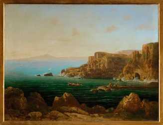 Sorrentobukten, Italien (målning på duk)